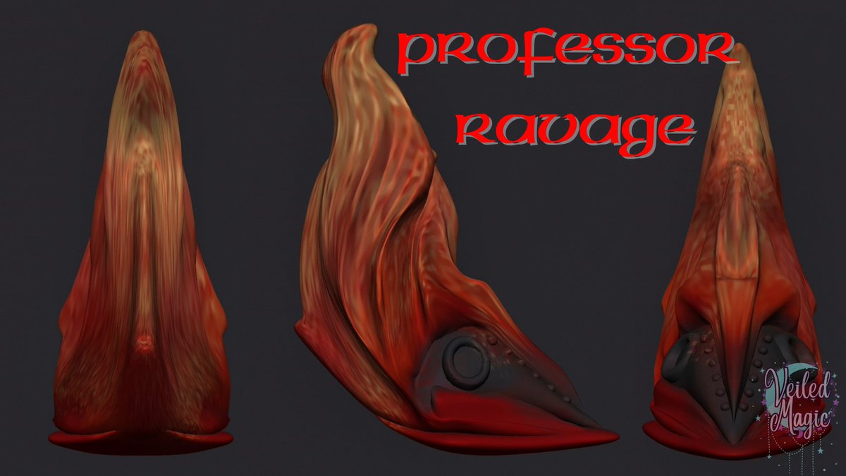 It's my birthday! And I have a gift for all of you, our first insertable Professor Ravage. Exact measurements will be shared once the master is printed.