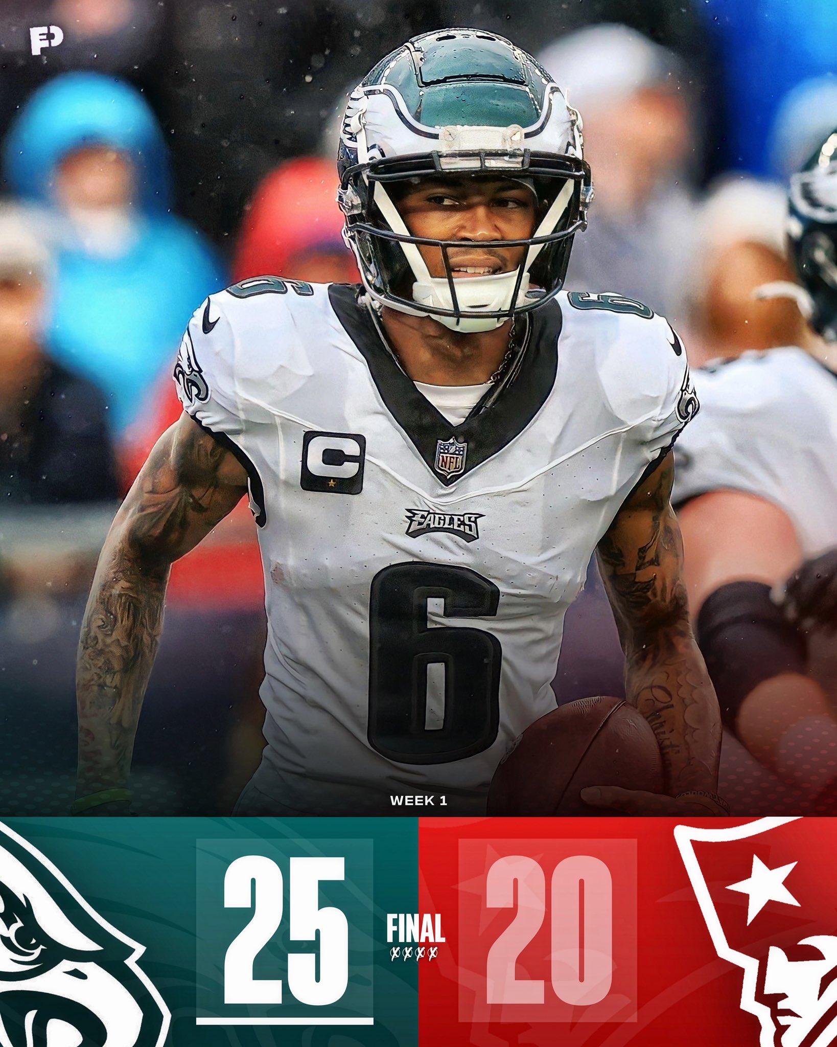 Philadelphia Eagles Central on X: 'The #Eagles escape the week 1 upset.  Leave post game thoughts below 