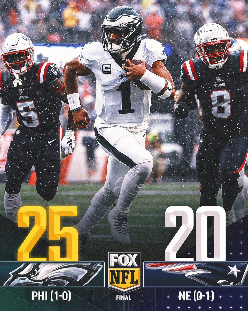 The #Eagles get the W in Week 1 👏 #FlyEaglesFly