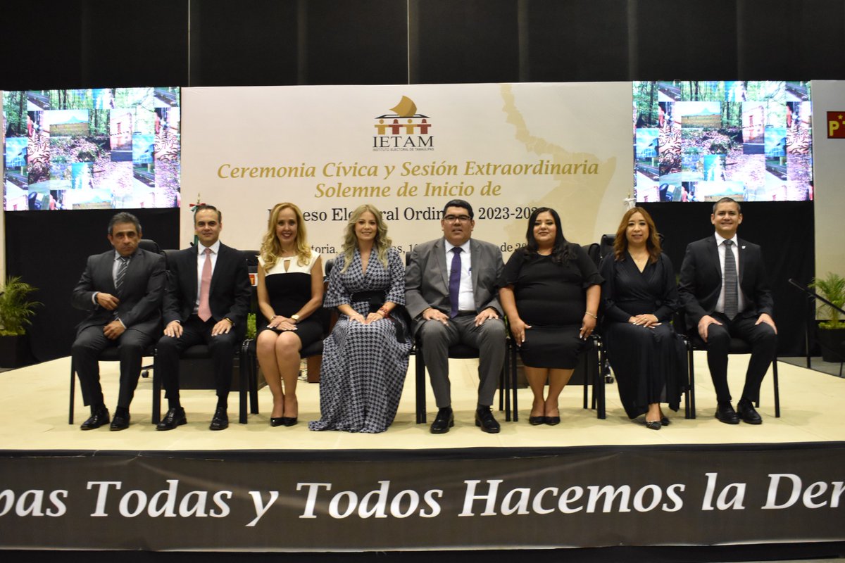MayraLugoR's tweet photo. #HOY el Consejo General del Instituto Electoral de Tamaulipas, dimos inicio al Proceso Electoral Ordinario 2023-2024, en el cual llevaremos a cabo la renovación del H.  Congreso del Estado de Tamaulipas, así como de los 43 ayuntamientos.
#TodosSomosIETAM https://t.co/Zz8DwM8jrT