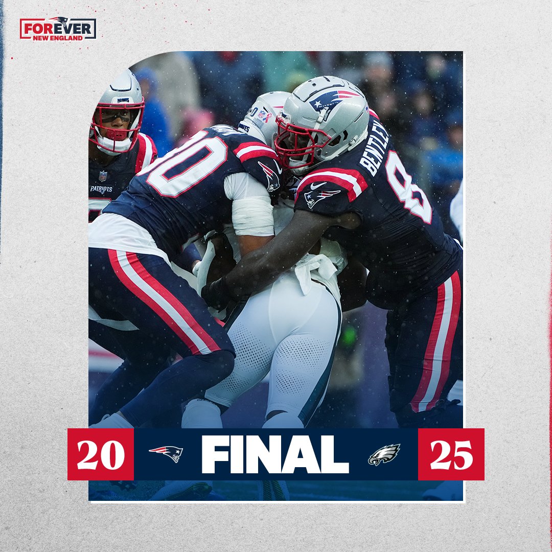 New England Patriots on X: Home opener final. #PHIvsNE