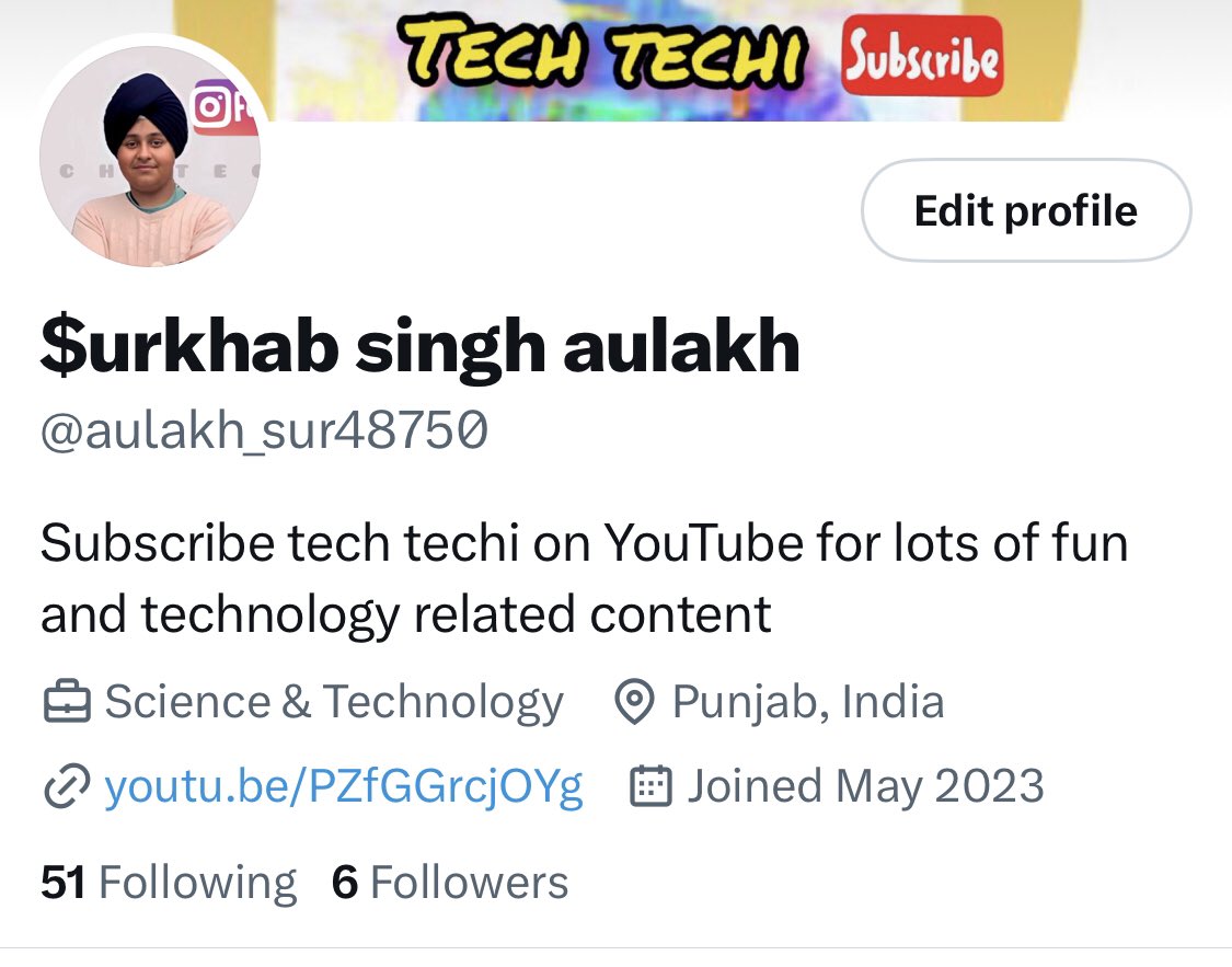 Tech_techi_'s tweet image. Finally we are complete 220 subscribers on youtube 
But Twitter’s (X) 
6 followers 😖
Follow me