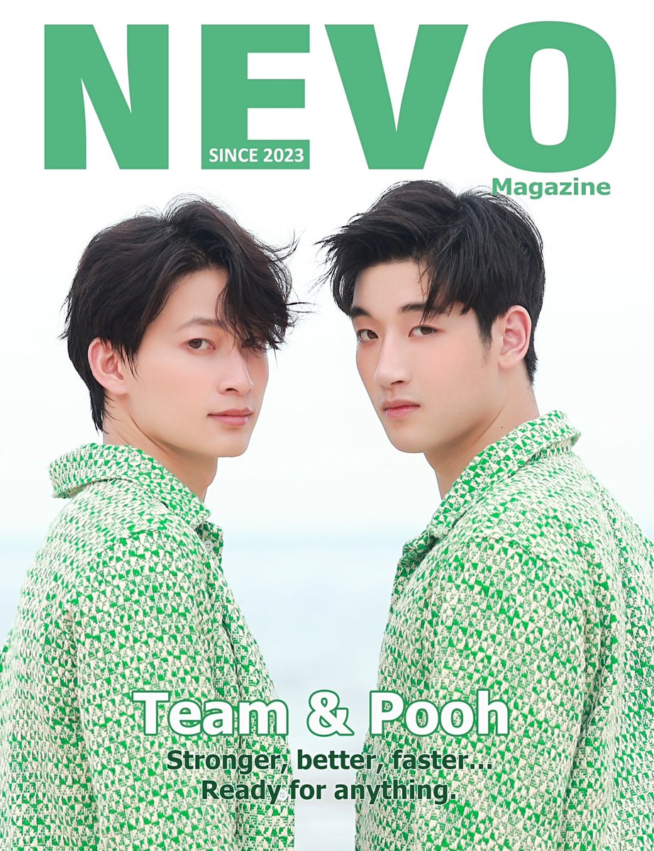 Raikantopinido's tweet photo. Team &amp; Pooh, Frame &amp; Ryan, portadas de 
#NevoMagazine

#Twinstheseries
#สลับรักนักลูกยาง
#Lovemediathailand
#FrameRyan #TeamPooh https://t.co/andyBAGuYU