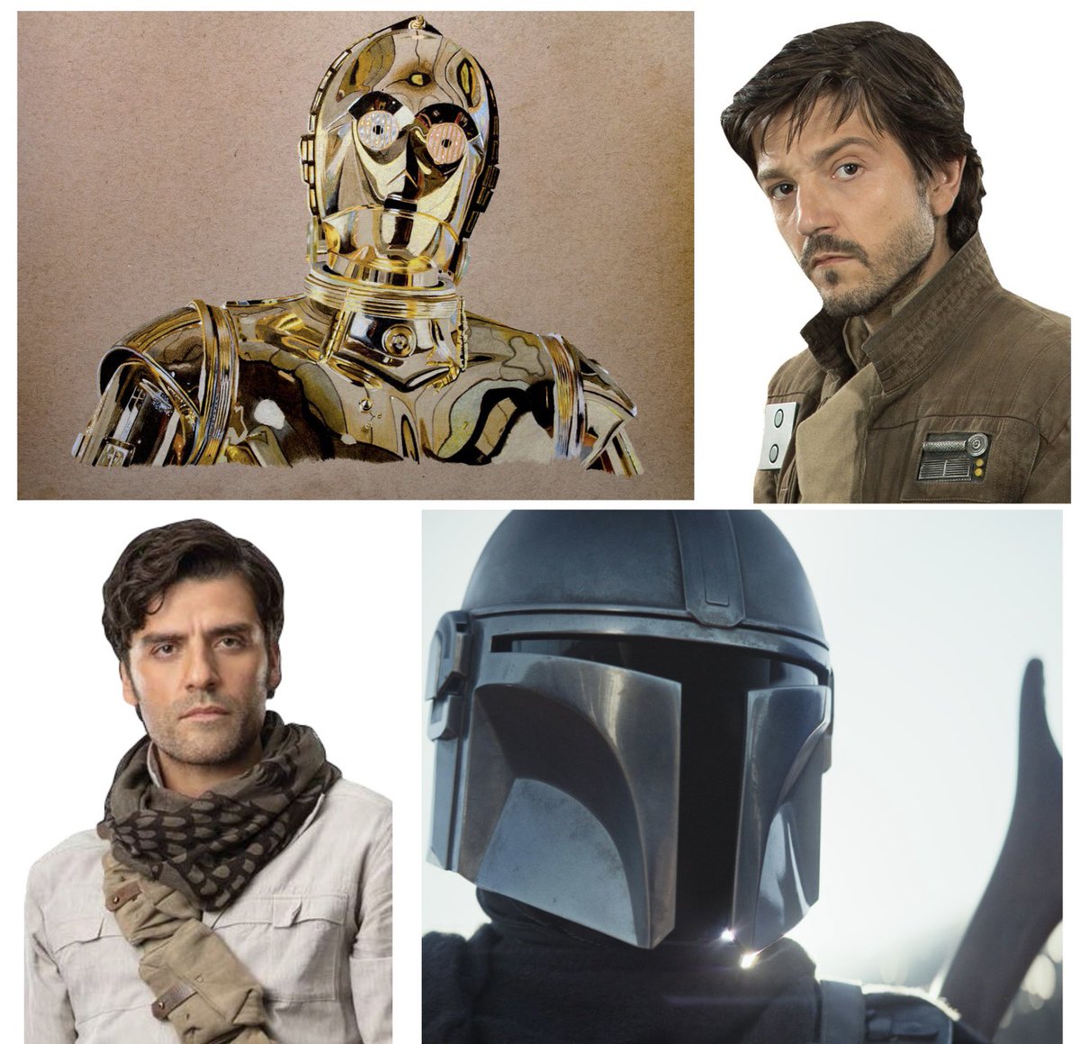 My 4 favorite Star Wars characters. Quote with yours!