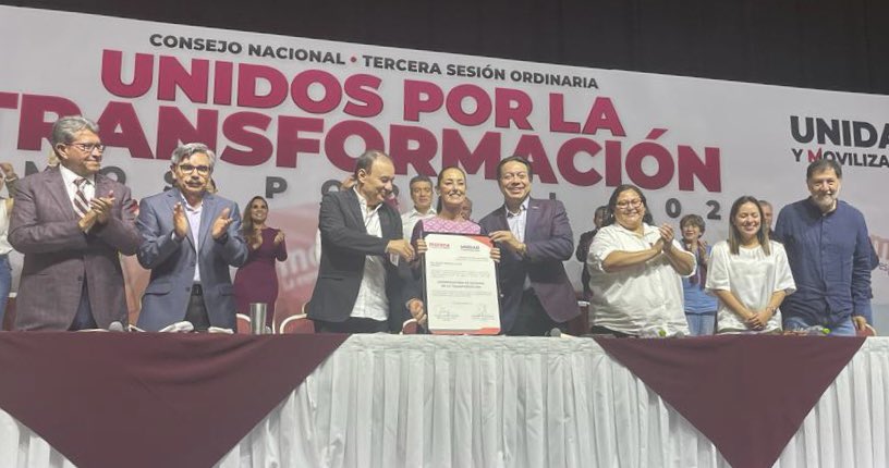 ramirezlalo_'s tweet photo. Asistí a la Reunión del Consejo Nacional de Morena para cerrar filas en torno a la Coordinadora de los Comités de Defensa de la 4t, Dra. @Claudiashein. 

¡Unidos por la transformación venceremos con el pueblo! https://t.co/gxkLraVk5k