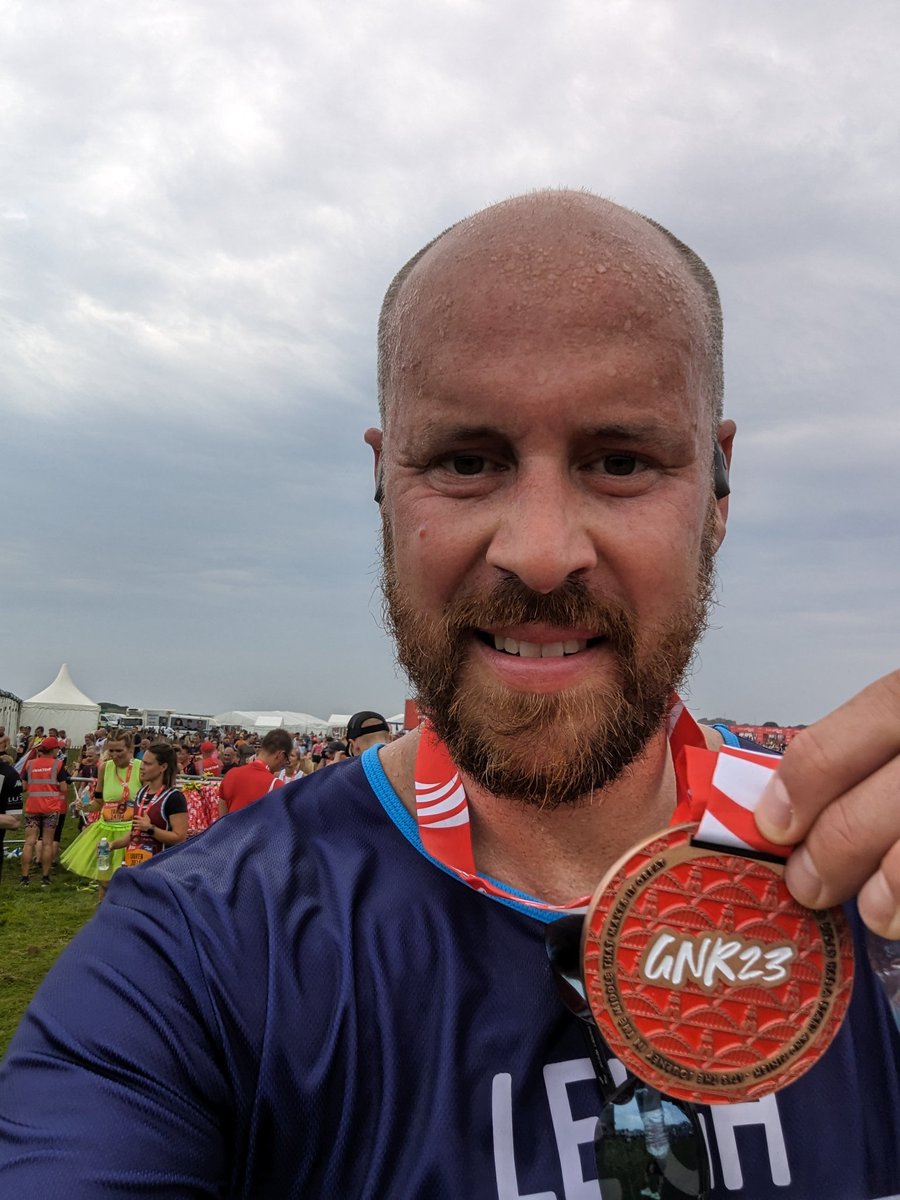 leighpwhite's tweet photo. Aaaand relax. Thanks @Great_Run #GNR2023 @CR_UK..... amazing again, maybe again next year 🤔 😀. https://t.co/XbQ8oFz2M5