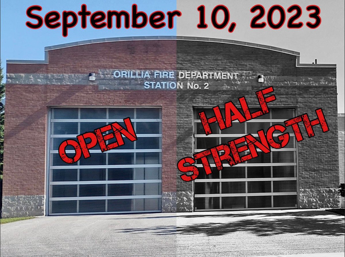 iaff13thdvp's tweet photo. Keeping Orillia Stn 2 open with only 2ff’s is still leaving the community short. Council needs to get a grip on this and stop playing games where the only losers are the citizens and Orillia’s ff’s. Check it out at - https://t.co/529bYuAIRy. @IAFFofficial @IAFFCanada @opffa https://t.co/PlSHvgp7C3