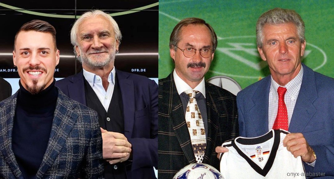 Sandro Wagner und Rudi #Völler für #Flick bei #GERFRA 

Erinnert mich an eine andere glorreiche Ära