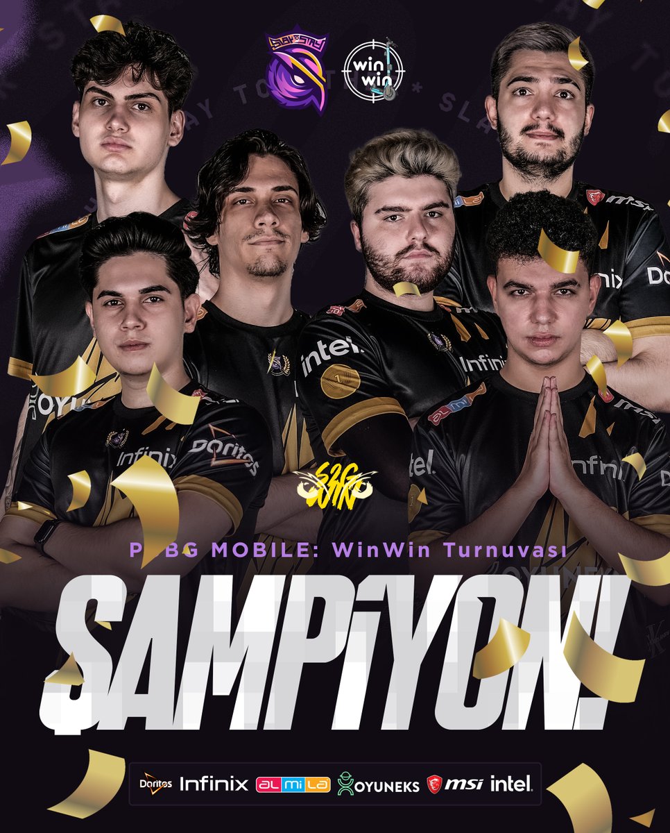 TURNUVALAR DEĞİŞİR AMA ŞAMPİYON DEĞİŞMEZ! 🥇👑

Takımımız PUBG MOBILE: WinWin Turnuvası'nda Şampiyon olarak büyük ödülün sahibi Oluyor!

TEBRİKLER ÇOCUKLAR! 💜🦉

#S2GGang💜 | #S2GWIN | PUBG Mobile