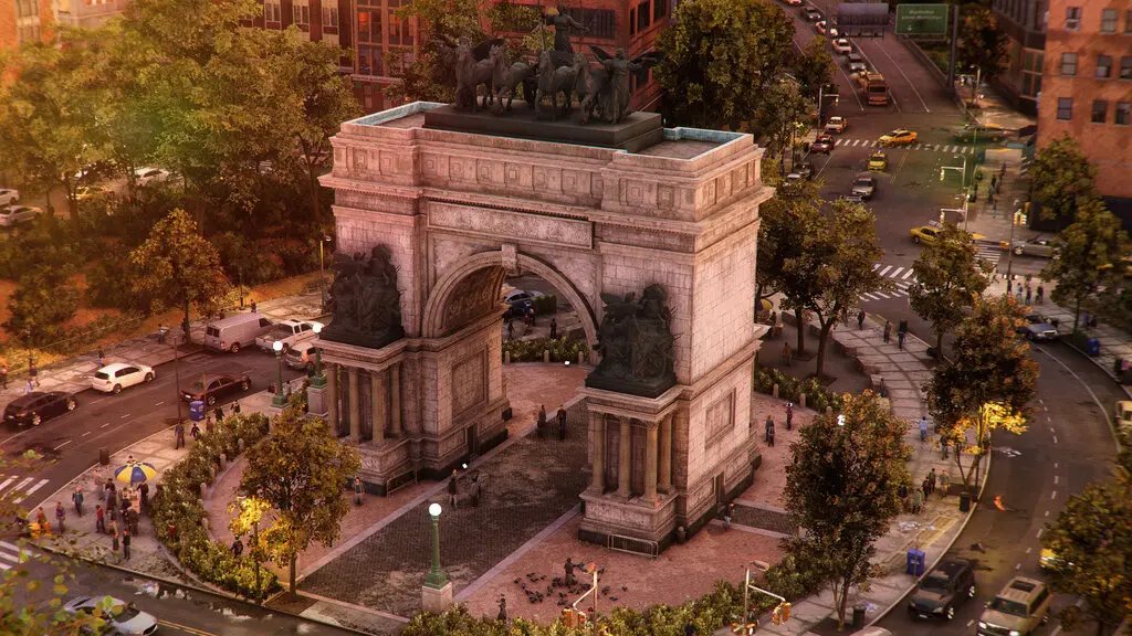 CultureCrave's tweet photo. New look at NYC in #SpiderMan2 🕸️🗽 https://t.co/ECLT8lY1aI