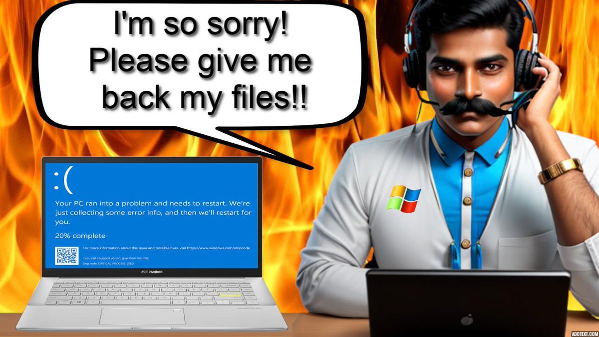 We made a scammer beg to get his files back after we destroyed his computer 😂😂😂😂😂
(Link to video in the comments below)
👇