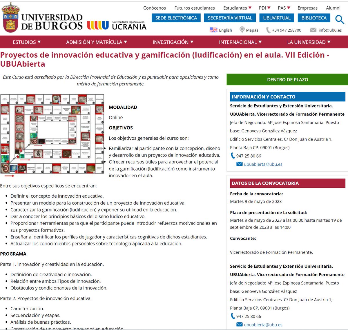 ediazsan's tweet photo. Curso online tutorizado
 Proyectos de innovación educativa y gamificación (ludificación) en el aula https://t.co/ljQoqFJB5D
Acreditado Educación

@CorcueraMary @rosamapadilla @hablelearning @NeiraCharo @rosamayo @albertoalbarran @robudgerigar @lmrey84 @juanrcuadros @jrubio_r https://t.co/Risr0dFV9v