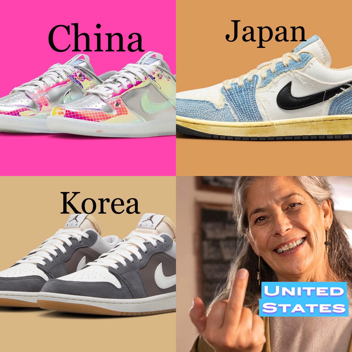 What @nike gave each country on #SNKRSDAY