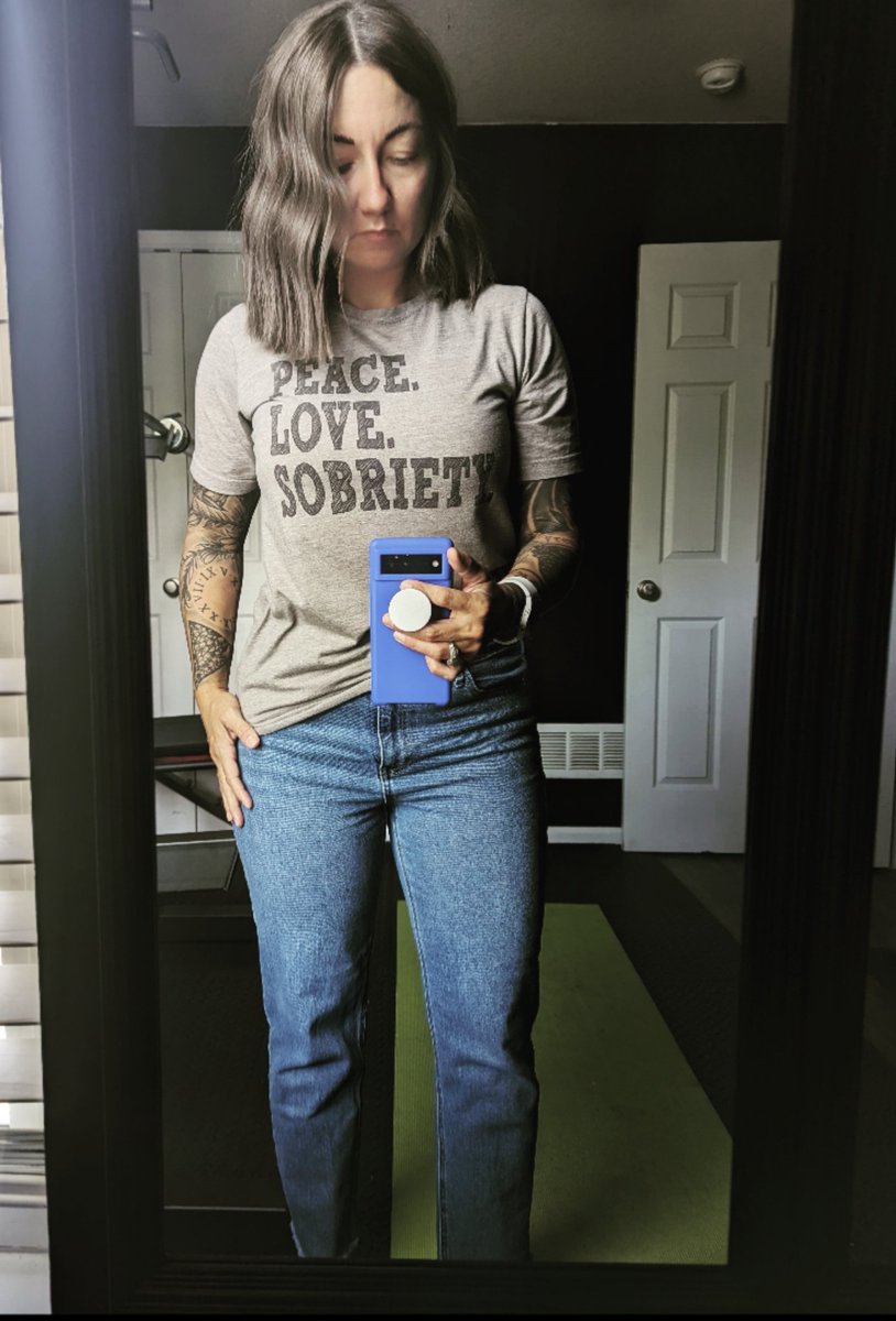 My favorite shirt for #NationalRecoveryMonth 🖤