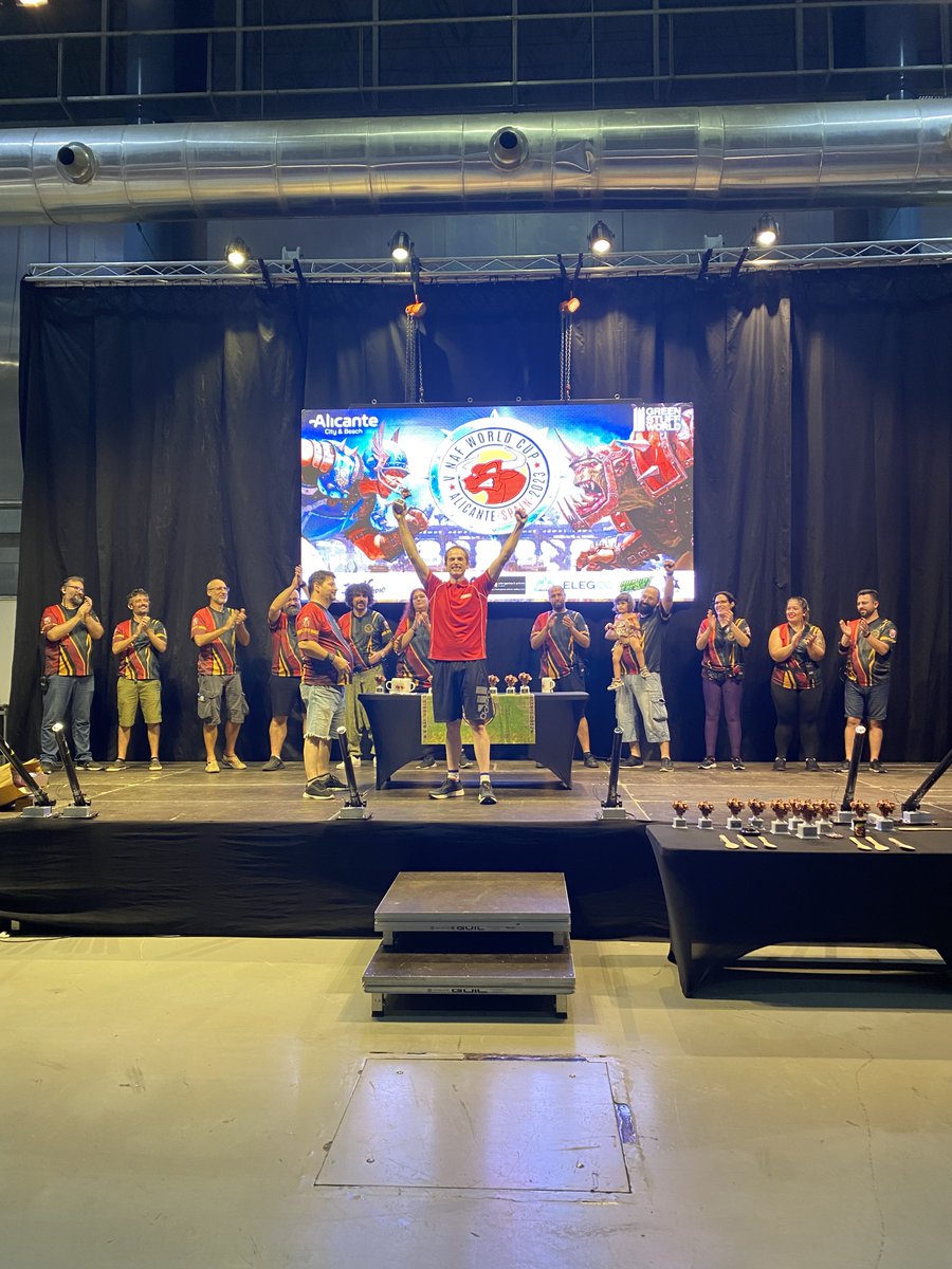 I won a best painted at <a href="/NAFSpainBid/">V NAF World Cup Fan Zone news!!</a>!

#bloodbowl