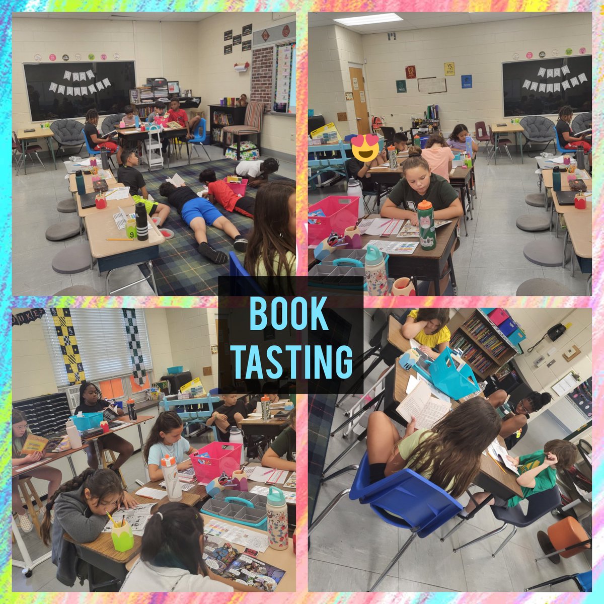 wunderclass103's tweet photo. Book Tasting for #wunderclass24 was a huge success. https://t.co/kVcFTEvMfS