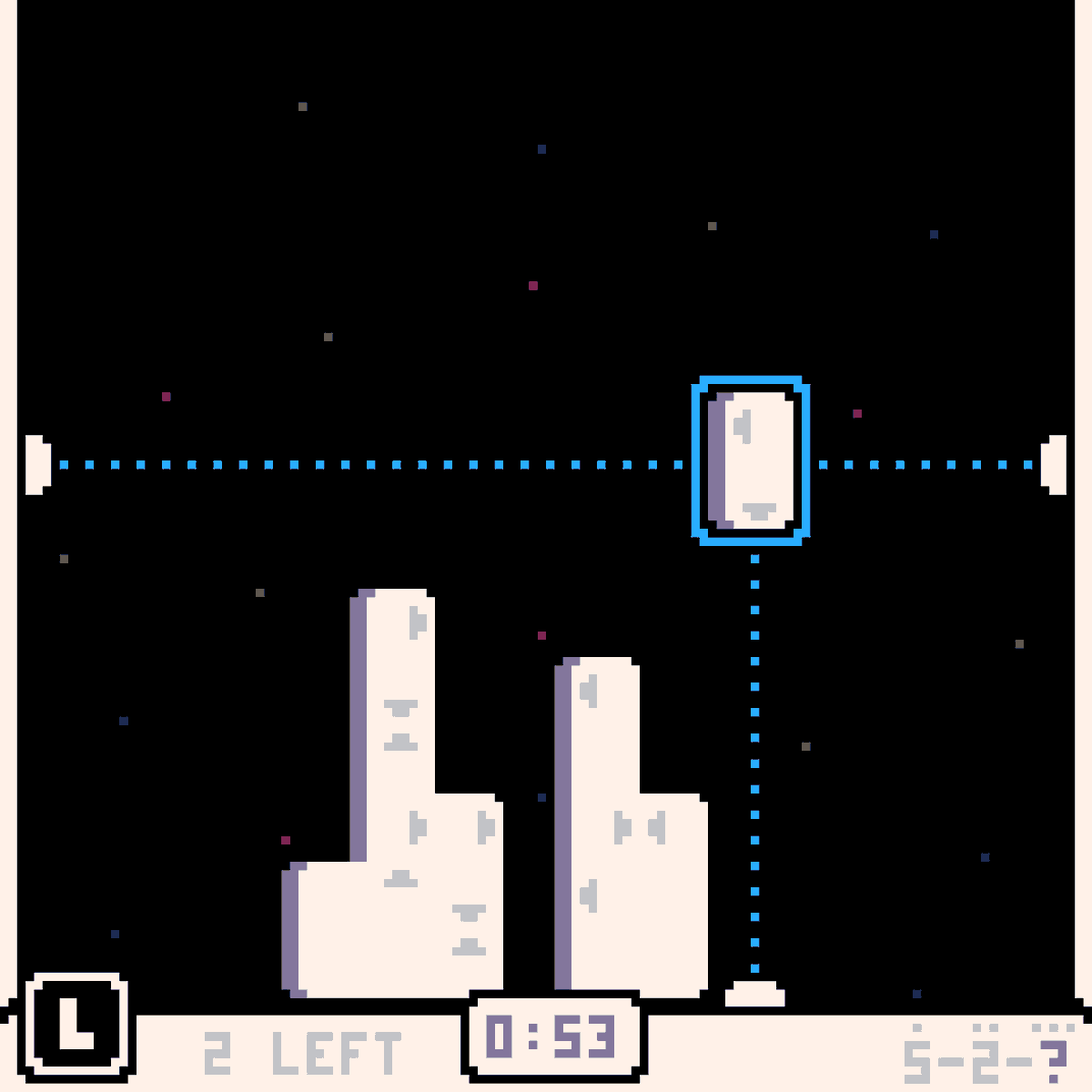 The time I spend outside programming is spent designing UI. (blog coming soon) #pico8 #gamedev