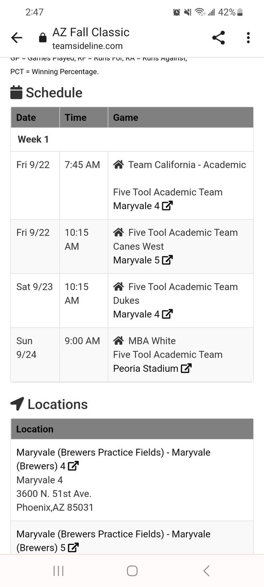 Thanks <a href="/FiveToolTexas/">✭Five Tool Texas✭</a> and <a href="/drewhbishop/">Drew Bishop</a> for the opportunity to play <a href="/AZFallClassic/">AZ Fall Classic</a> next week on the Texas Five Tool Academic team!