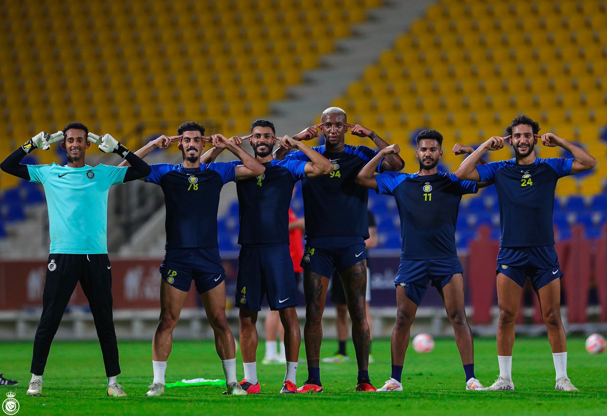 AlNassrFC's tweet photo. عمـل يتواصـل 💪
احتفـال وفـرح 🤩

أجـواء #النصر 💛 https://t.co/it7rP8xPGJ