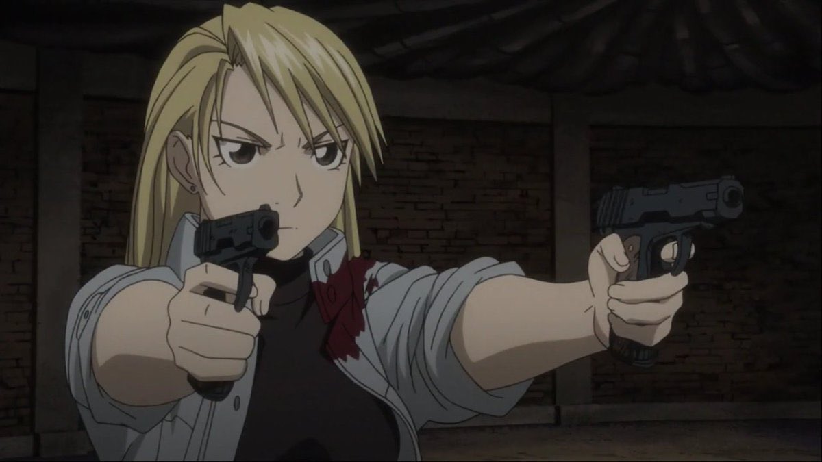 AnimeDailyPost's tweet photo. "Women are useless and weak"

Riza Hawkeye : https://t.co/Ti0UUAOMaQ