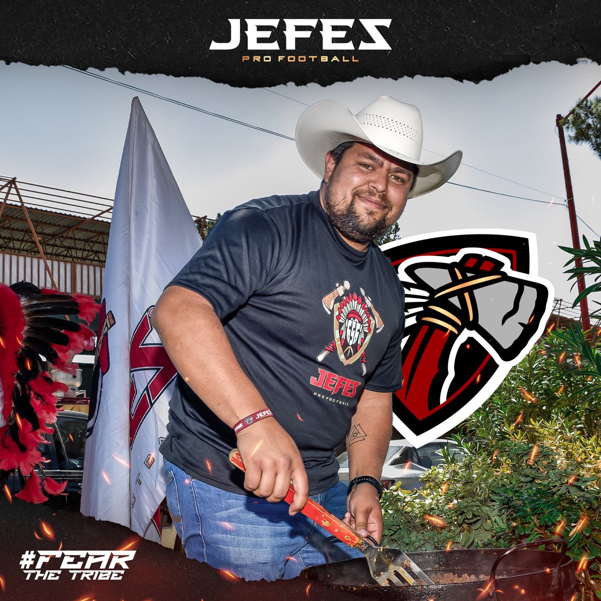 ¡Ya es domingo! Y toca asar carne, con una mano en la pinza y la otra en el control para ver los juegos de la #NFL🏈
#FearTheTribe 🪓 #ProFootballJrz
#WeAreFamily #domingoNFL #QueVasAAsarHoy