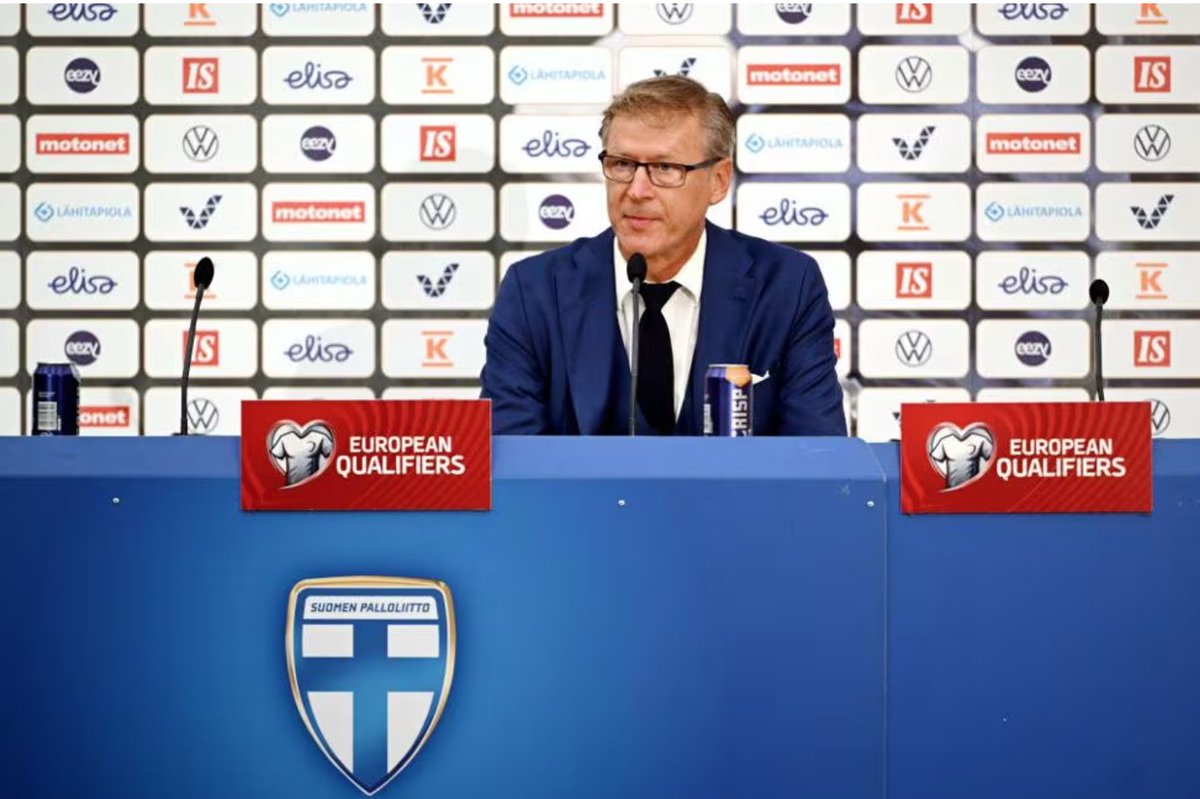 PanoramaFootba3's tweet photo. "we are sorry to disappoint our fantastic supporters. A draw was not far away but Denmark are a quality team, and they got the goal in the end. Still, everything in the group is in our own hands.”

- Markku Kanerva, Finland head coach.

#Huuhkajat #Euro2024Qualifiers #FINDEN https://t.co/VFhACvS6XZ