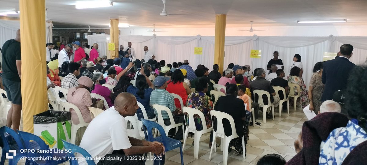 CGIDurban's tweet photo. ACG Mr. Prem Sagar @CGIDurban 🇮🇳attended the medical camp on 10 September 2023 run by Ramakrishna Mission of South Africa 🇿🇦 in Phoenix &amp; appreciated the humanitarian mission in providing 🏥 medical assistance for needy people. #OneWorldOneHealth #VasudhaivaKutumbakam https://t.co/ZVdNFKlElS