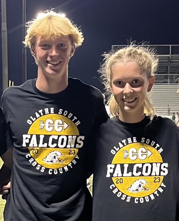 A special shout out to these two…

While we don’t keep official cross country “school records” in our program, we do track times across all meets and last night Dylan Plath (15:24) and Amy Gotfredson (18:20) ran the fastest times since record keeping started in 2005. 🔥🤯💨