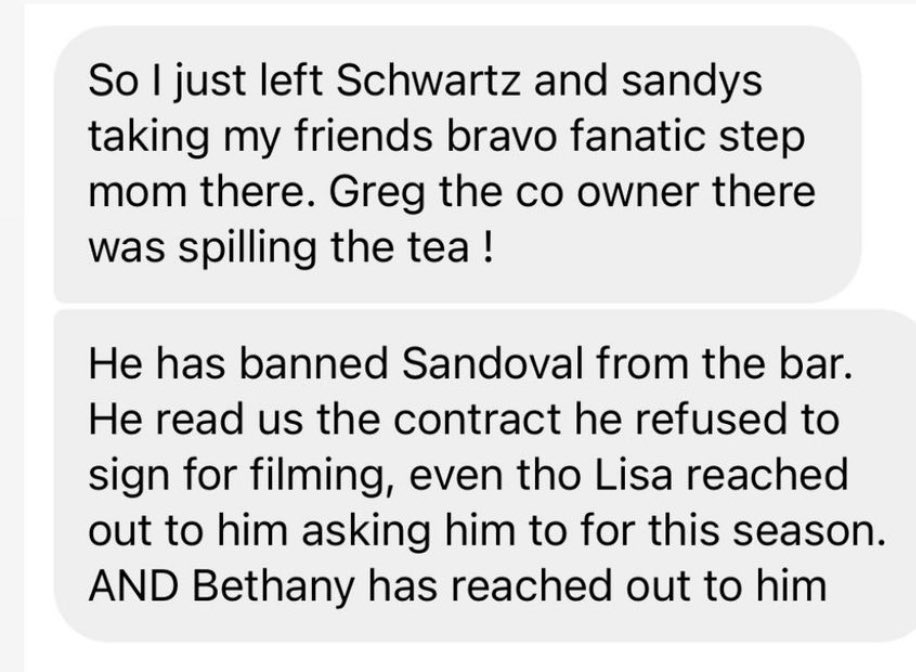 No Tom and NO FILMING at Schwartz&amp;Sandys #PumpRules (<a href="/deuxmoiworld/">deuxmoi</a>)