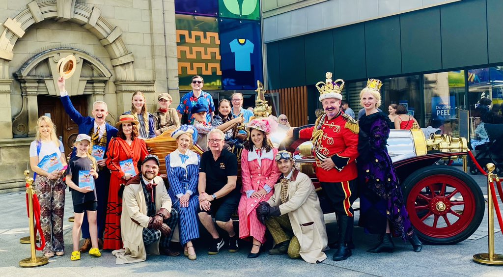 I had the best day with Chitty Chitty Bang Bang 💥❤️with my amazing cast from @NottmOperatic at @RoyalNottingham and @_VictoriaCentre thank you everyone for making my day so special 🥰