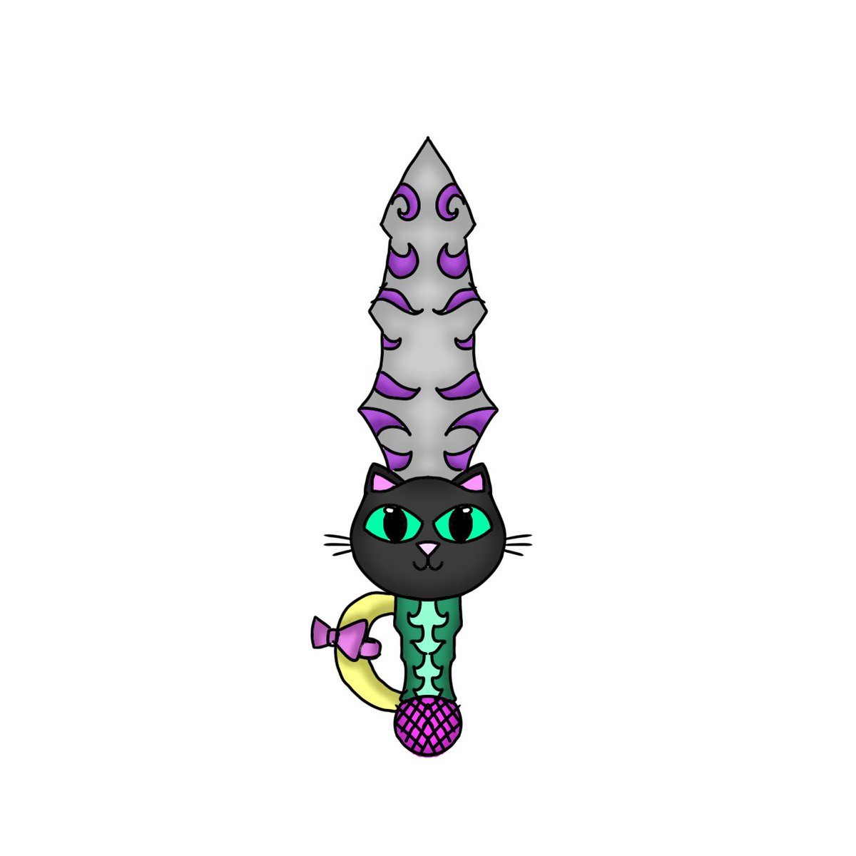 Redesign concept of @PlayMurderParty’s Item, “Kitty Cut”
#ROBLOX #art #MurderParty