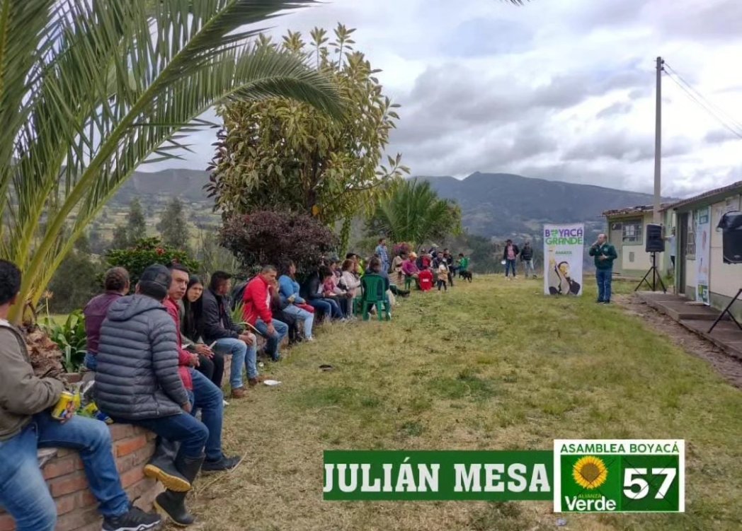 jmesapinto's tweet photo. Boyacá Minera y Sostenible. #Socotá 
#Asamblea 🌻57
#BoyacáGrande
 #AmayaGobernador https://t.co/XH9UYUiKhc