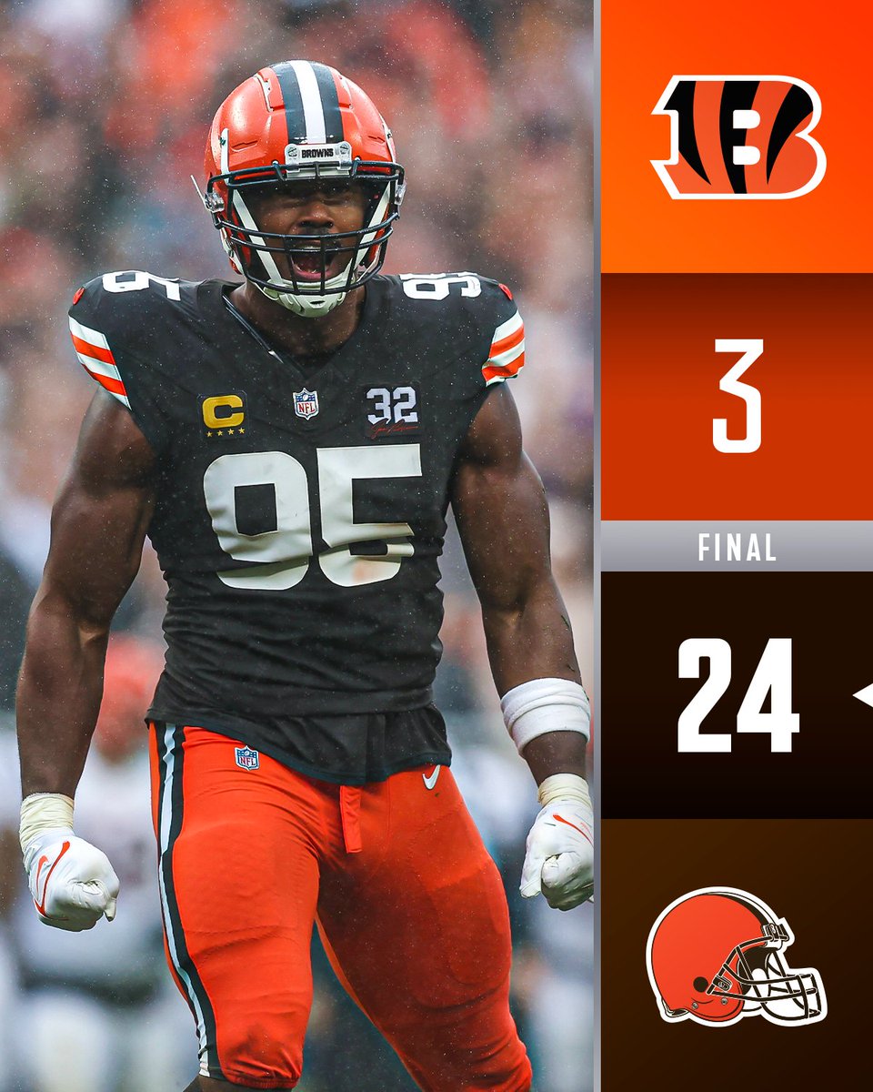 FINAL: @Browns open the season with a statement W! #Kickoff2023 #CINvsCLE