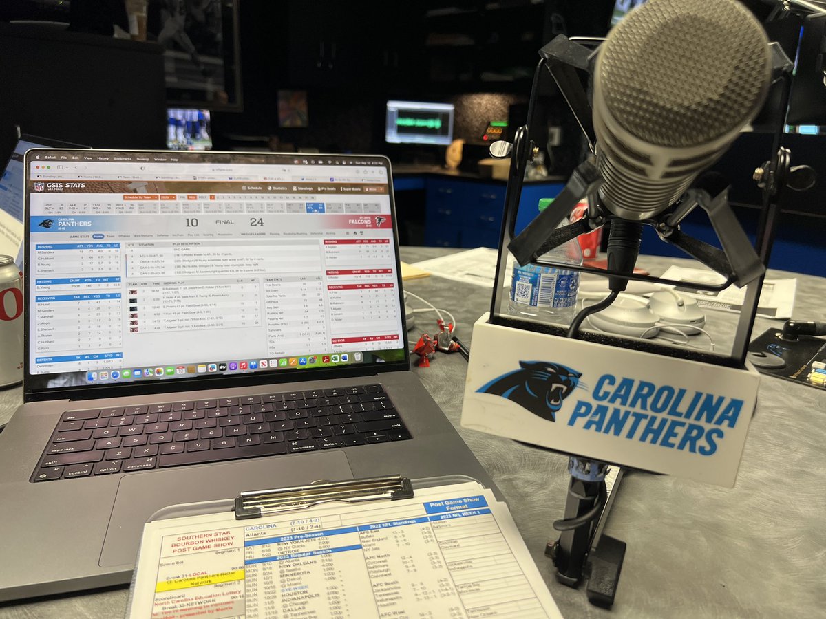 Season 23 @panthers Post Game Show, on now with @prnbrett and @EugeneKRobinson