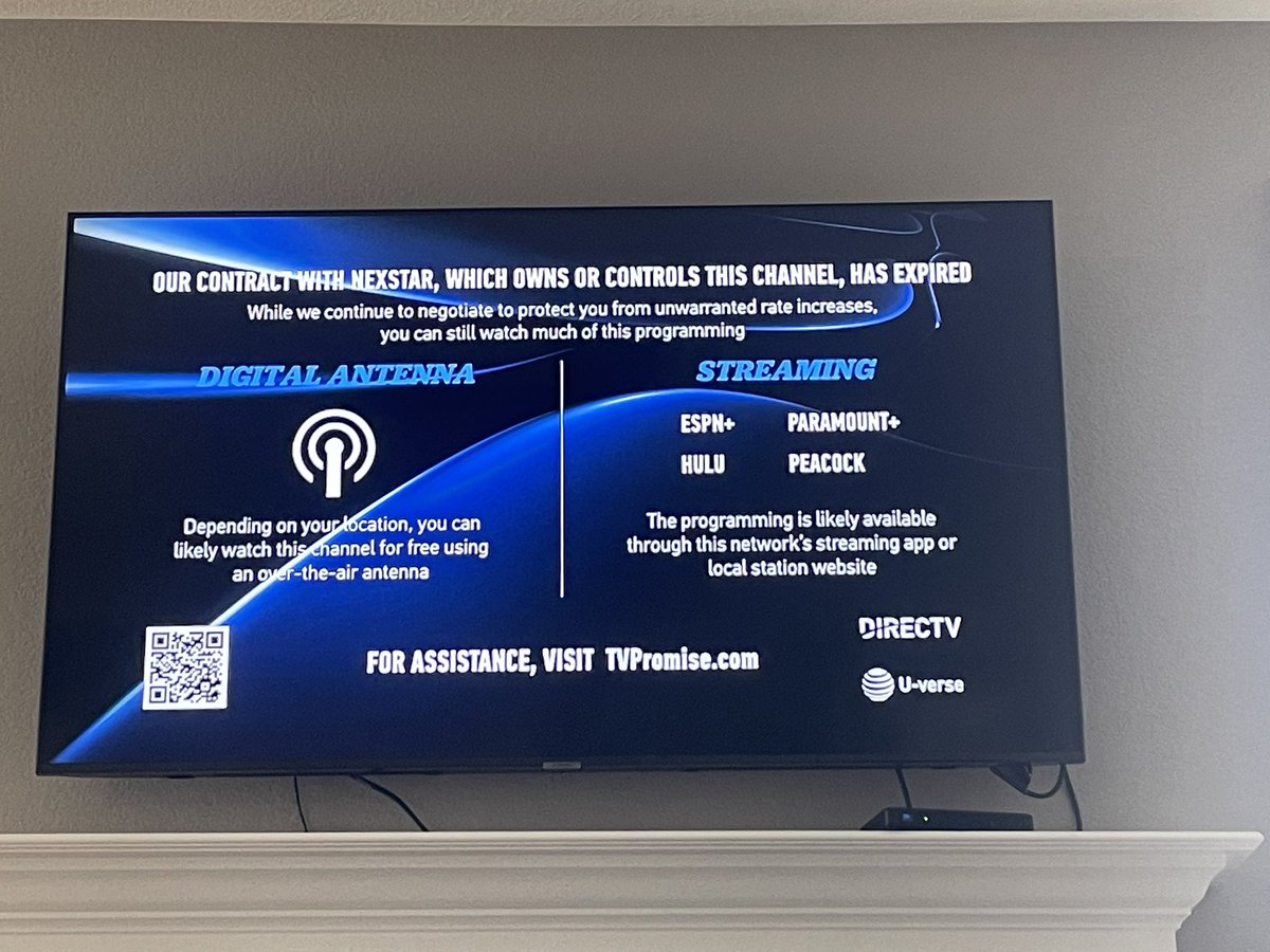 hogan_karrie's tweet photo. @DIRECTVhelp this is what I’ve seen all. Weekend. Long, 

And I’m now subscribed to @YouTubeTV to watch the Sunday ticket 

It’s been real and it’s been fun. Time to cut the cord. https://t.co/sPrWDE5Faf