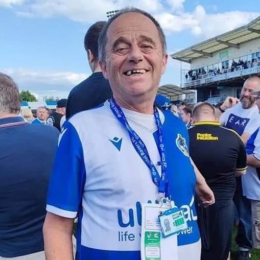 We would like to dedicate our win today to the late David Thomas of @BristolRoversCT David was a true champion of ours & the club simply wouldn’t be what it is today without him. RIP David, you'll not be forgotten. 💙 #UTGG