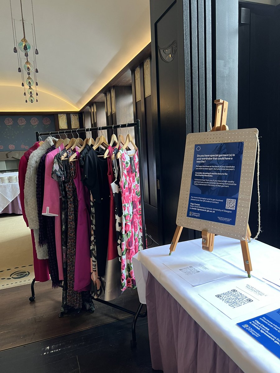 OlgaCie's tweet photo. Catwalk moment today showcasing our rental charity project with @ppwh @UofGlasgow. https://t.co/pi7cVZkBWj