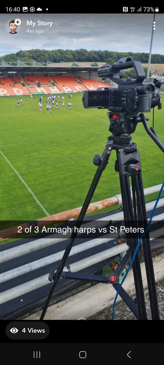 austy_curran's tweet photo. What a day, 3 games on the bounce for ArmaghTV and what a 3rd game to finish it off @Armagh_GAA #clubtothecore https://t.co/CLJZFgOl53