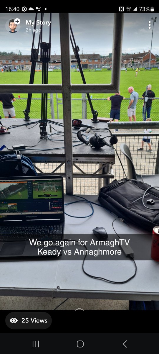 austy_curran's tweet photo. What a day, 3 games on the bounce for ArmaghTV and what a 3rd game to finish it off @Armagh_GAA #clubtothecore https://t.co/CLJZFgOl53