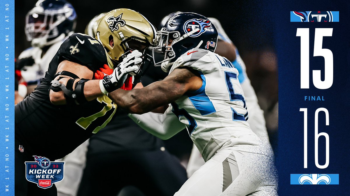 Titans's tweet photo. Final #TENvsNO https://t.co/Gwk9tUBsdd