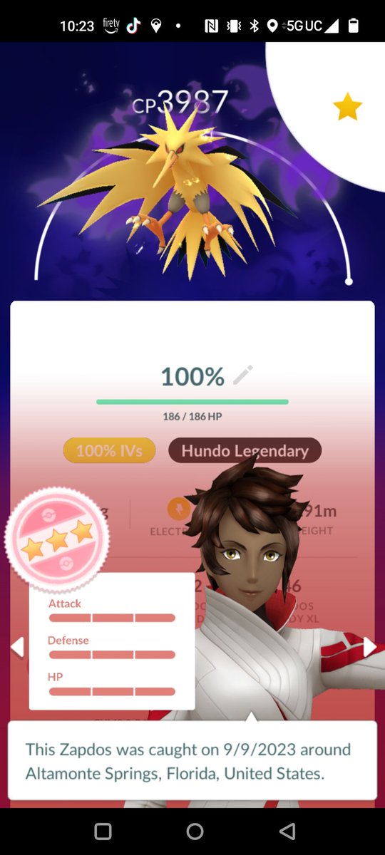 TharealMrRogers's tweet image. Today was a nice day full of #Hundos 💯💯💯and I maxed out my #ShadowHundo #Zapdos I got yesterday!! #PokemonGO #PerfectIVs #Hundos #Gen9