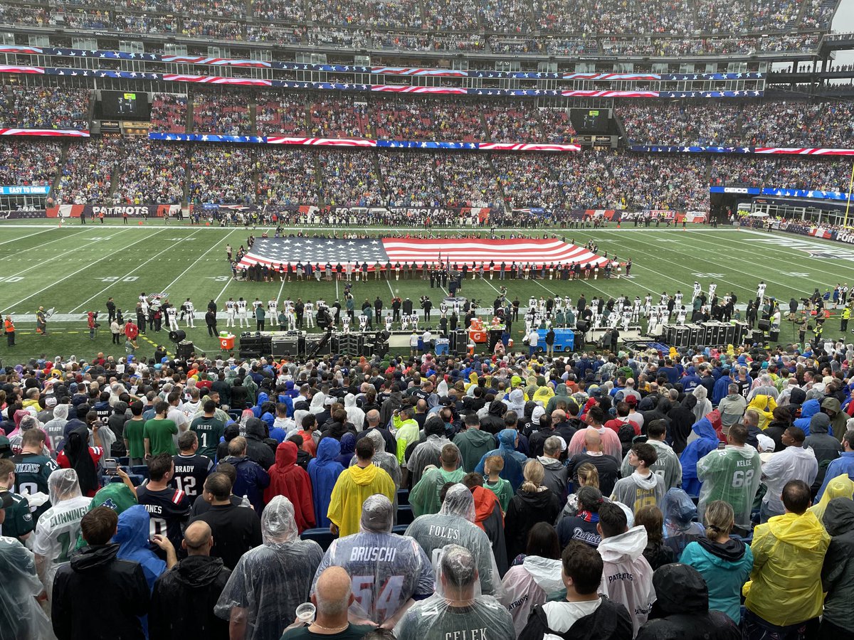 tsmall22's tweet photo. Kicking off my 32nd Eagles season in New England. Here’s hoping that it’s another special one https://t.co/toa0oXGCoD