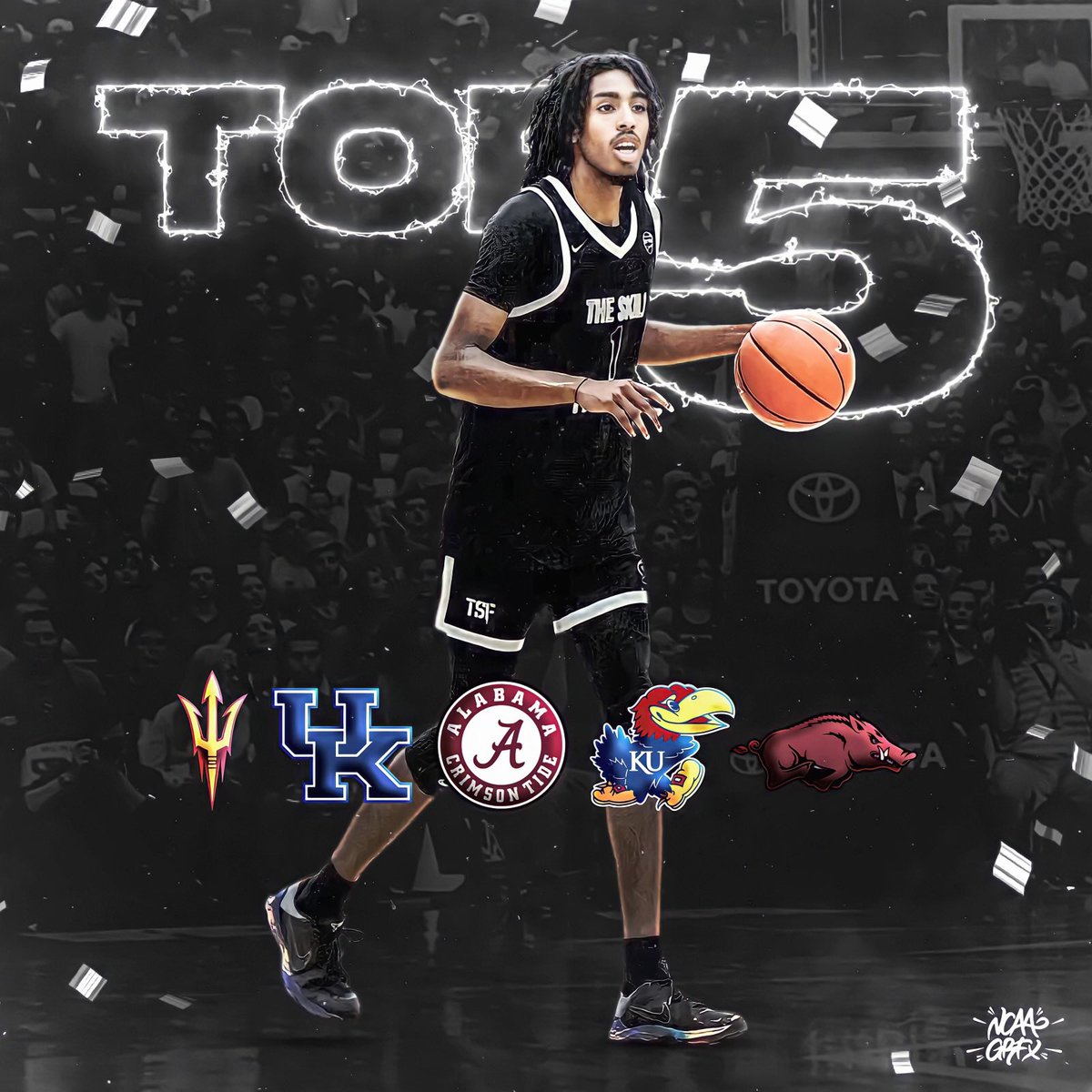 Four-star forward Amier Ali breaks down his final five schools and what will go into his recruitment process with @247Sports Story: 247sports.com/college/basket…