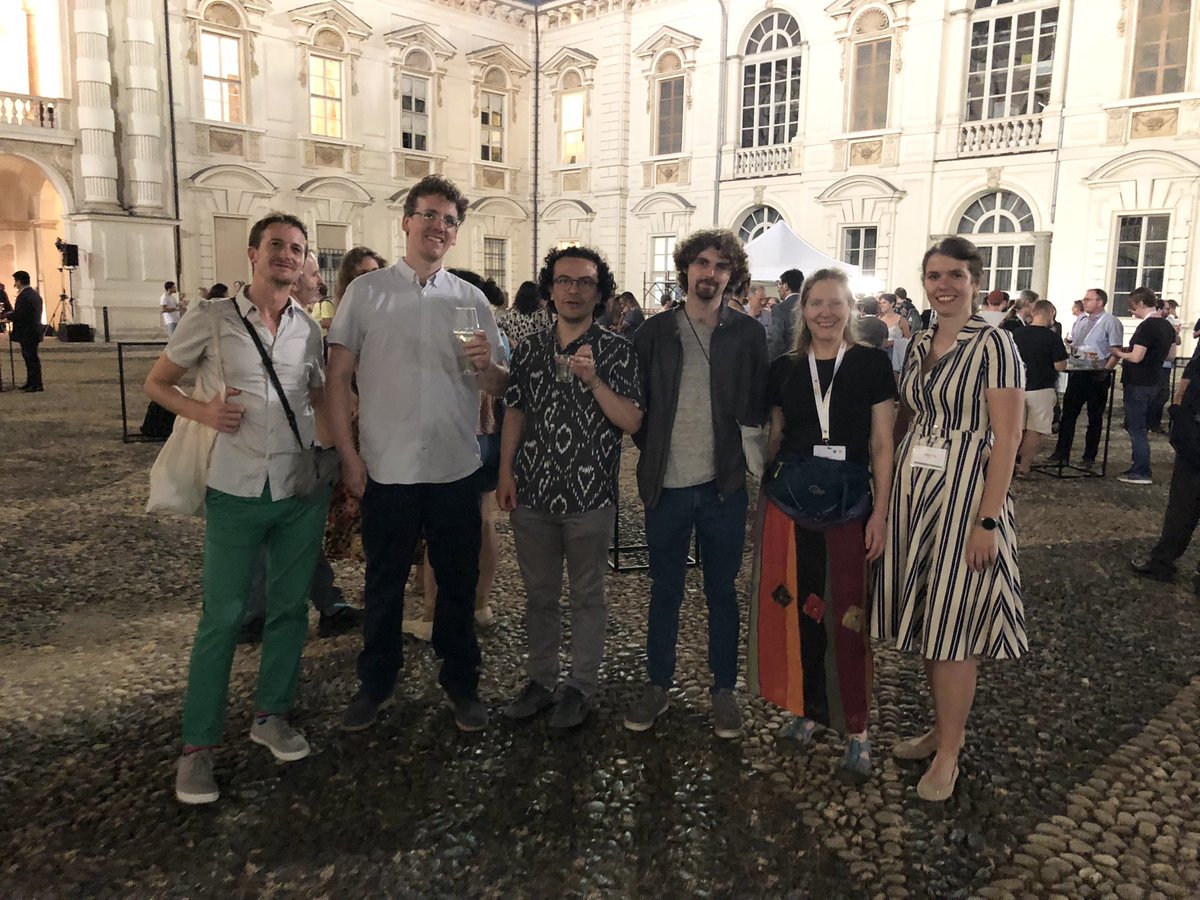mikelotinga's tweet photo. Good start to #forumacusticum2023 , with a warm musical reception at the Castello del Valentino in Turin. @SalfordAcoustic researchers looking forwards to 5 days of #acoustics learning, discussion, and knowledge exchange! https://t.co/PCv6ztxTNp