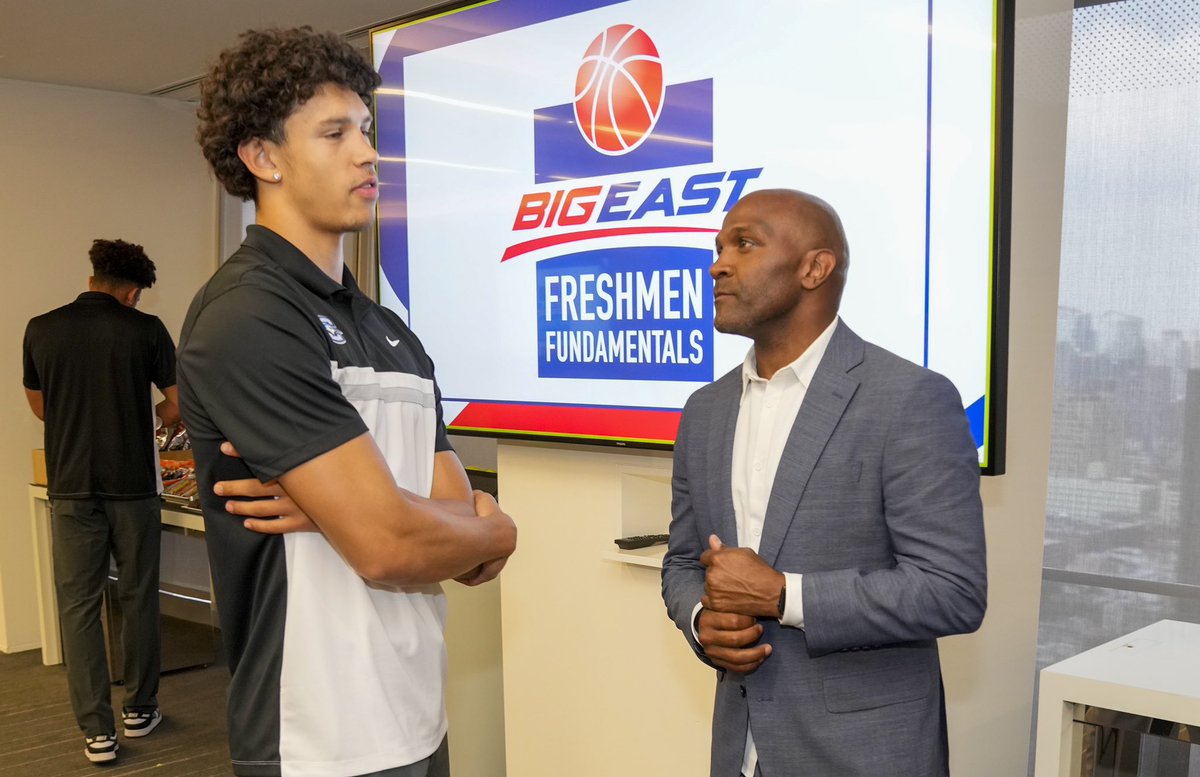 Creighton Men’s Basketball (@bluejaymbb) on Twitter photo Our freshmen spent the weekend in the Big Apple for the <a href="/BIGEAST/">BIG EAST Conference</a>’s Freshmen Fundamentals program.
bigeast.com/news/2023/9/7/… Our freshmen spent the weekend in the Big Apple for the <a href="/BIGEAST/">BIG EAST Conference</a>’s Freshmen Fundamentals program.
bigeast.com/news/2023/9/7/…