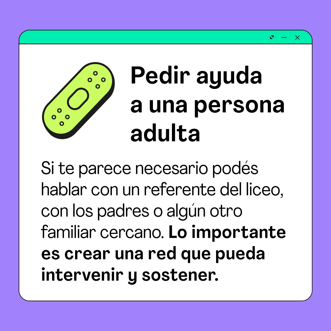 Los amigos pueden ayudar, y mucho, en hacer una primera escucha sobre lo que se está pasando, ayudar a contener, y buscar ayuda, de ser necesario. 

El primer paso para que no haya #NiSilencioNiTabú es hablar.

Conocé, compartí, informate más en 🔗 gub.uy/salud-mental-a…