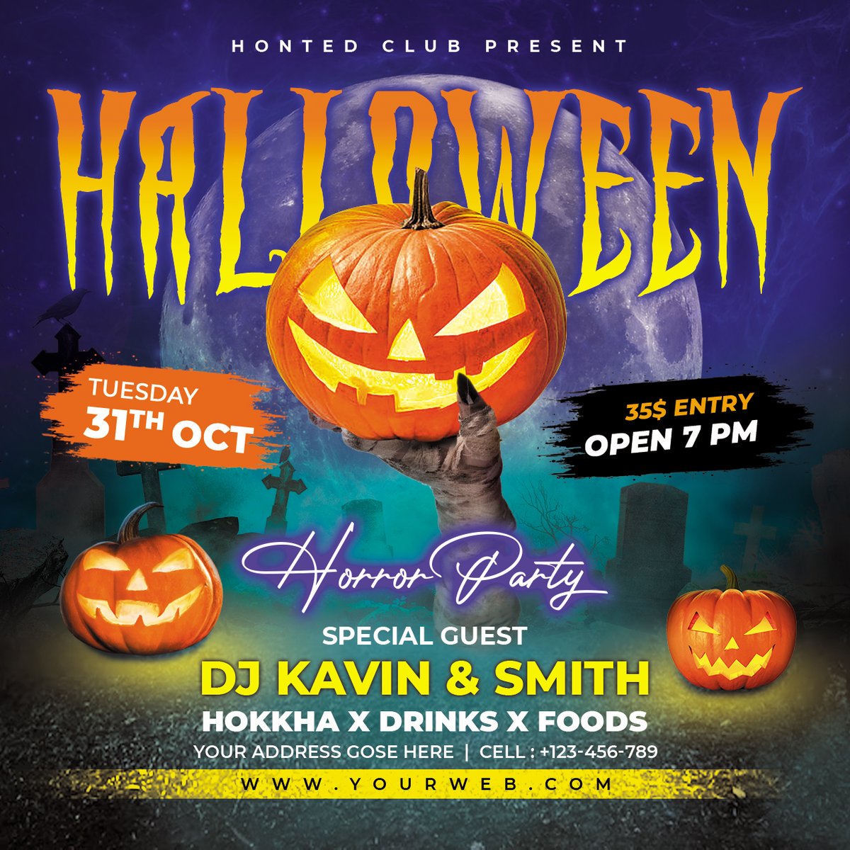 DesignerSalim1's tweet photo. Halloween Flyer Template
Purchase Now: https://t.co/2SoWU7oar6

#Halloween #flyer #GraphicDesign #Template #Halloween23 #halloweenparty #events #HorrorArt #nightparty #31oct #DJ #Clubhouse #haunted #SundayFunday #pumpkin #Ghost #HalloweenHorrorNights #Vampire #girlsnight #print https://t.co/WdlKYdw4cp