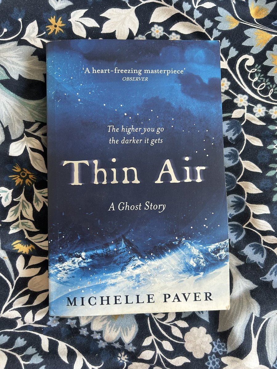 leannevpenning's tweet photo. Thin Air by Michelle Paver

This book is deliciously creepy: a perfect read as we enter spooky season. 🎃 https://t.co/LITlbeLFIS