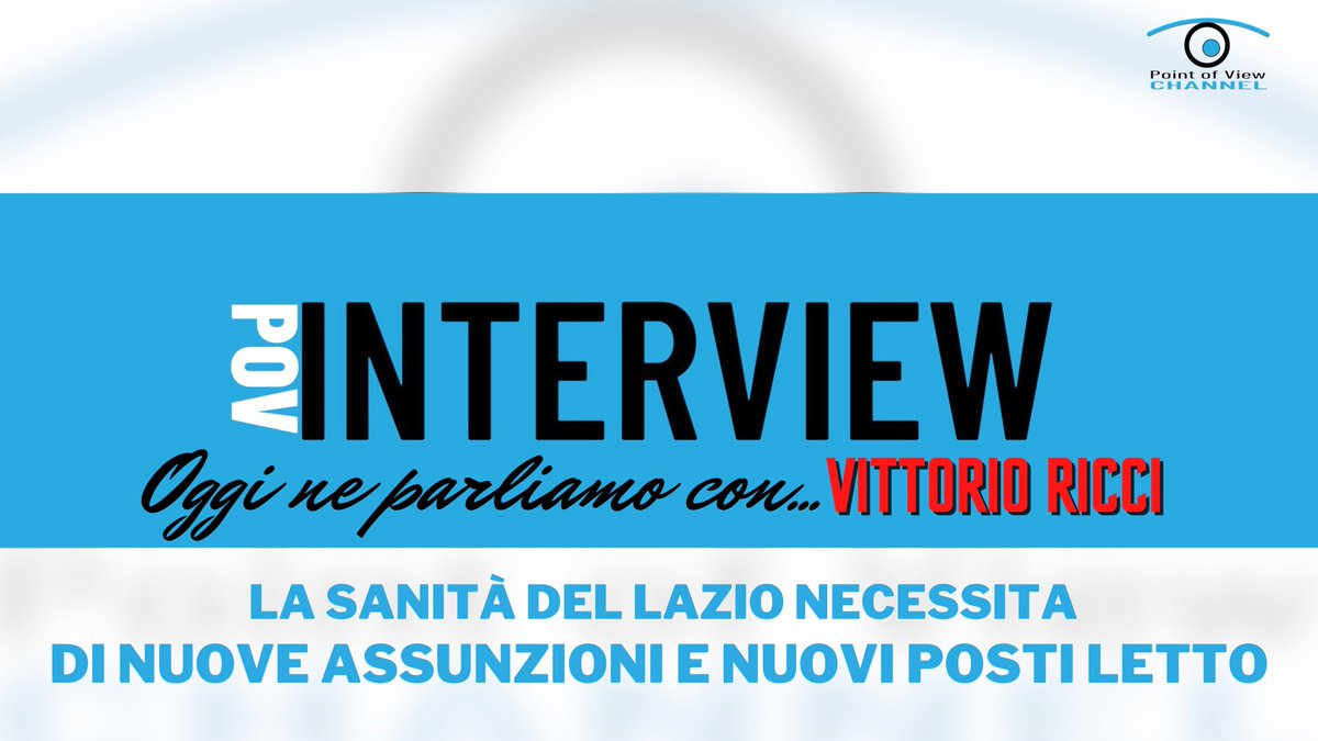 POV INTERVIEW - La sanità del Lazio necessita di nuove assunzioni e nuovi posti letto

Guarda il video👇
youtu.be/jVdyEq3TteE

#sanità #Salute #politica #istituzioni #regionelazio #ospedali #medici #vittorioricci #FIALS