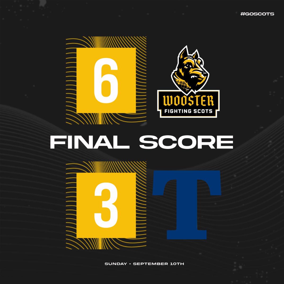 We were tested but pulled off a great team win to start the year! #GoScots #Wooster #WoosterTennis
